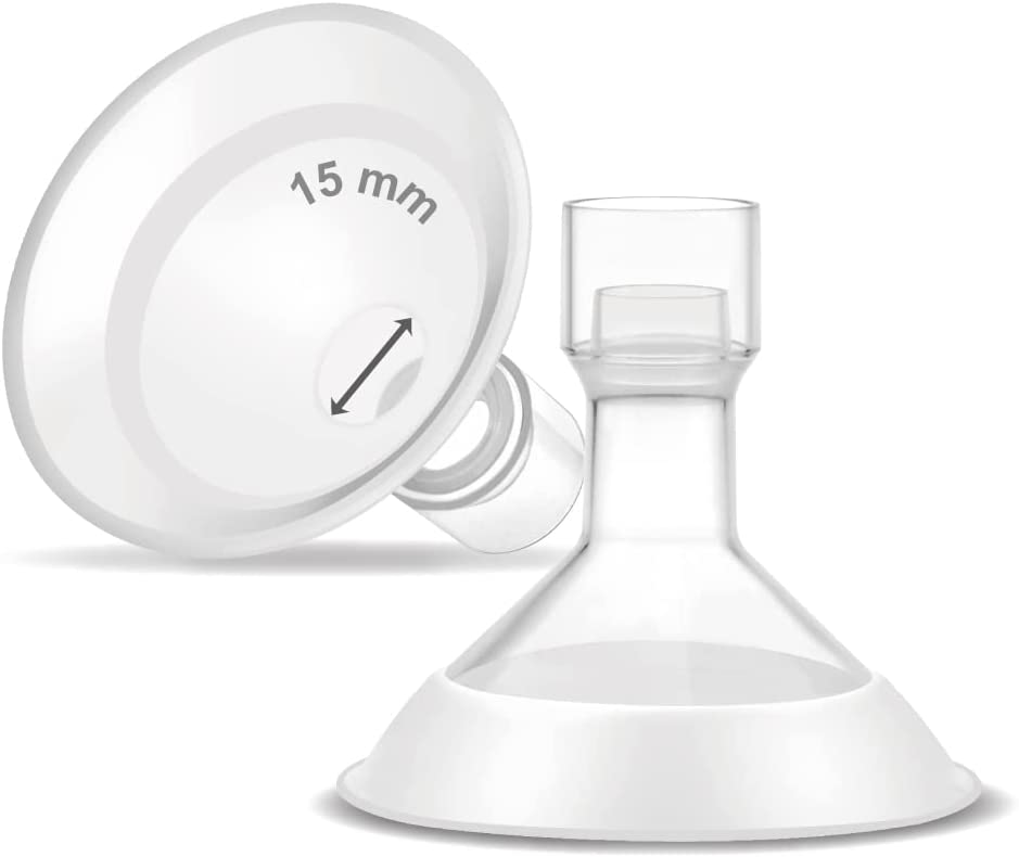 Maymom Half Shield (Flange) Compatible for Medela, Pigeon, Youha (2pcs)