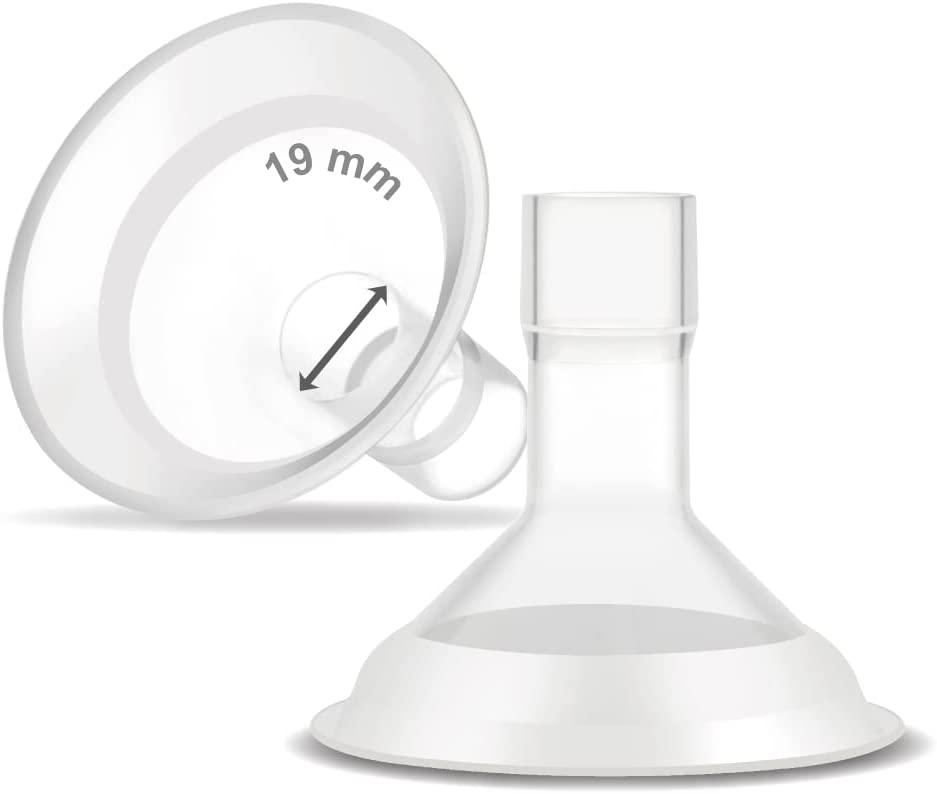 Maymom Half Shield (Flange) Compatible for Medela, Pigeon, Youha (2pcs)