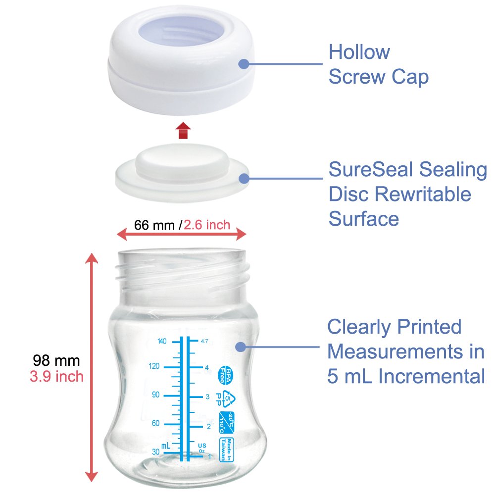 Maymom milk collection bottle (140ml)