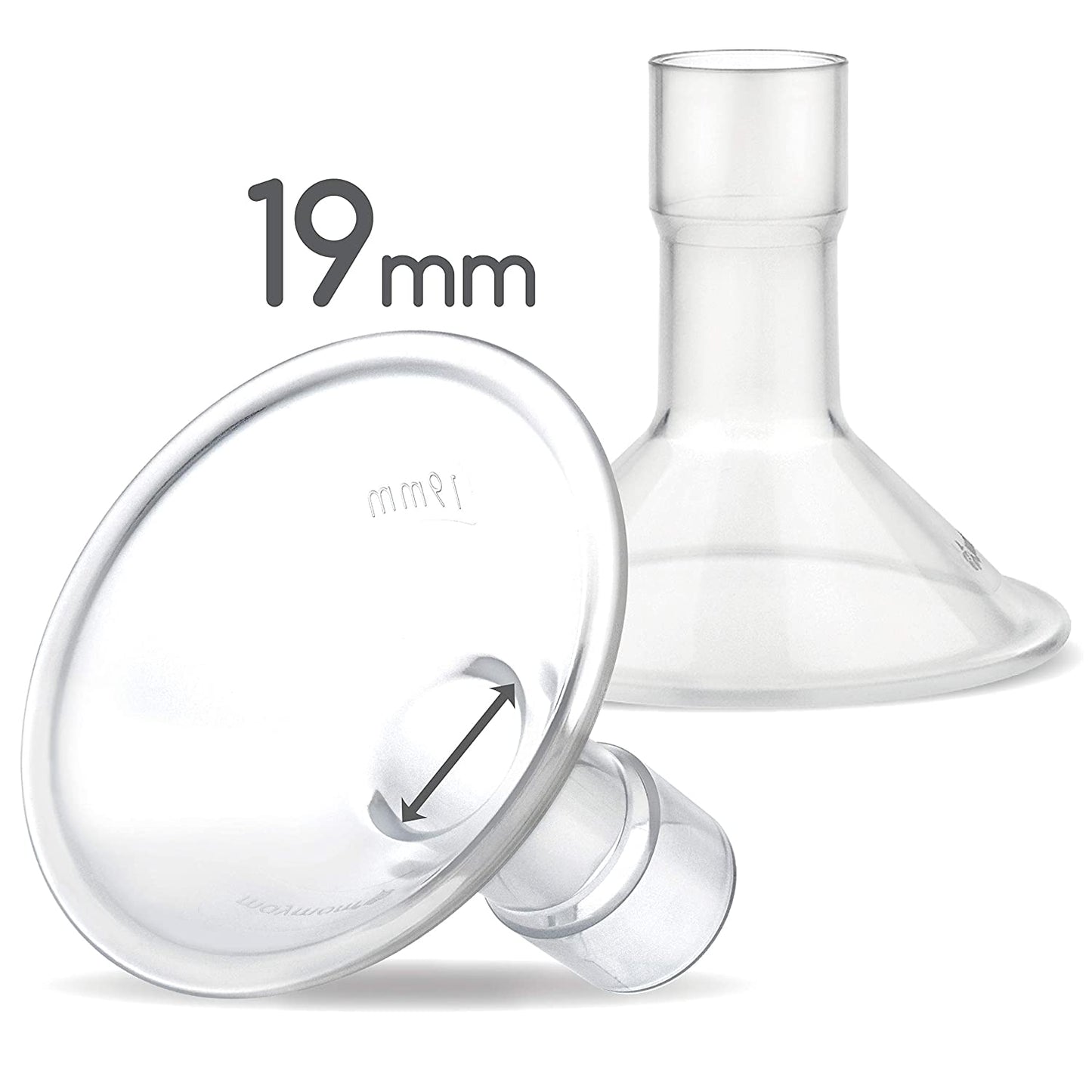 Maymom Half Shield (Flange) Compatible for Medela, Pigeon, Youha (2pcs)