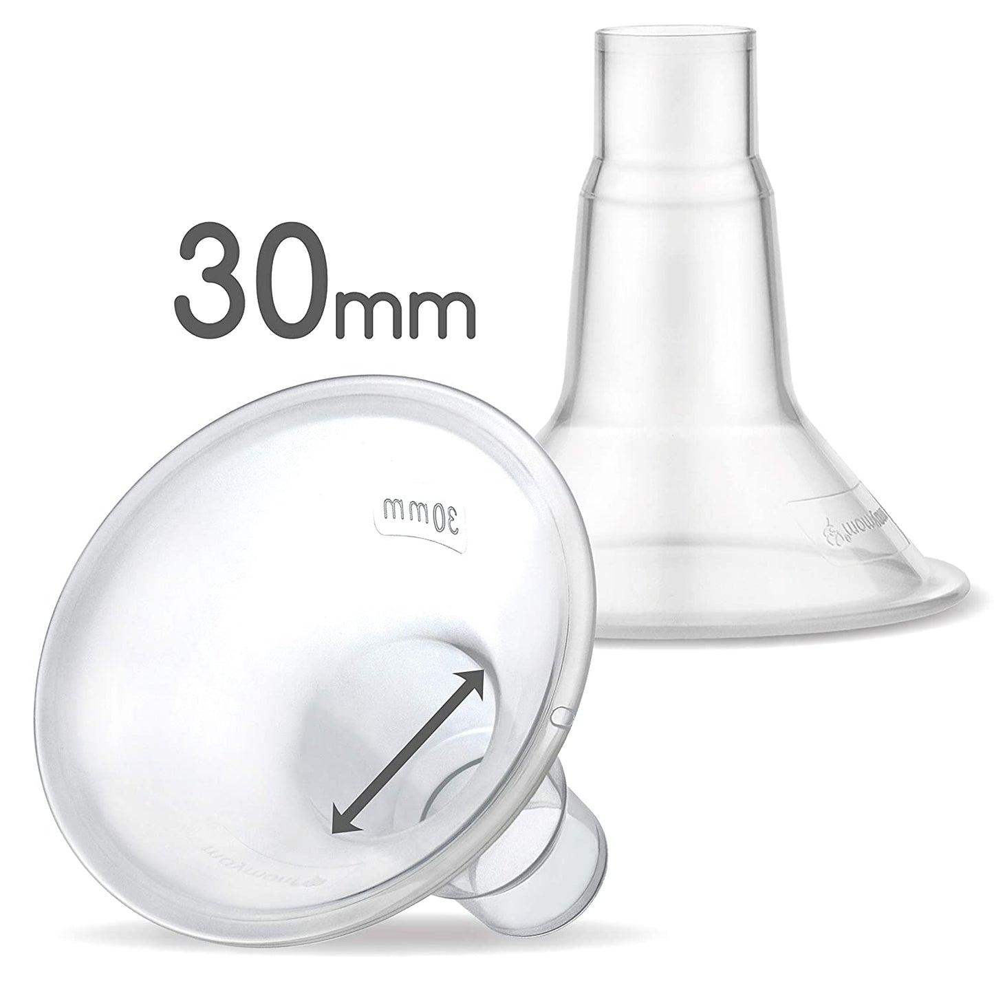 Maymom Half Shield (Flange) Compatible for Medela, Pigeon, Youha (2pcs)