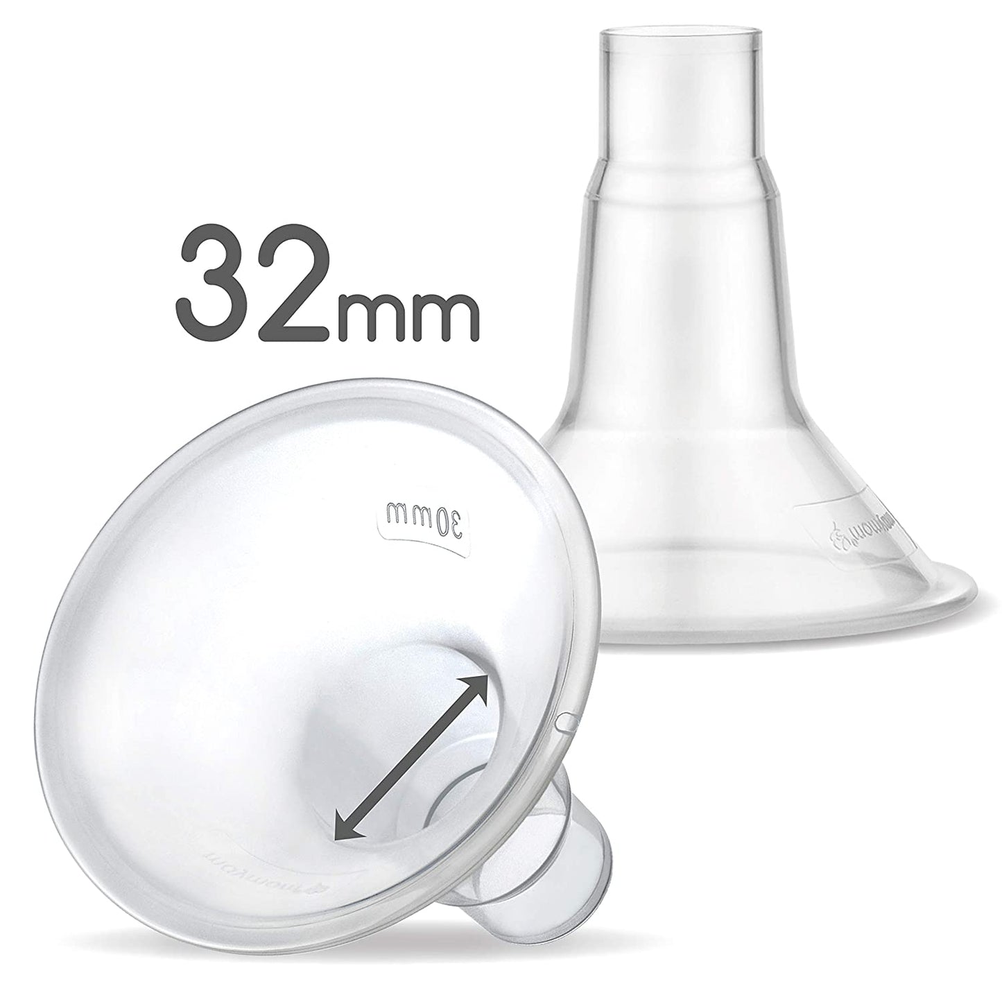 Maymom Half Shield (Flange) Compatible for Medela, Pigeon, Youha (2pcs)