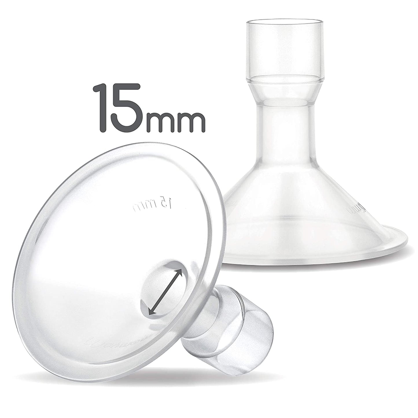 Maymom Half Shield (Flange) Compatible for Medela, Pigeon, Youha (2pcs)