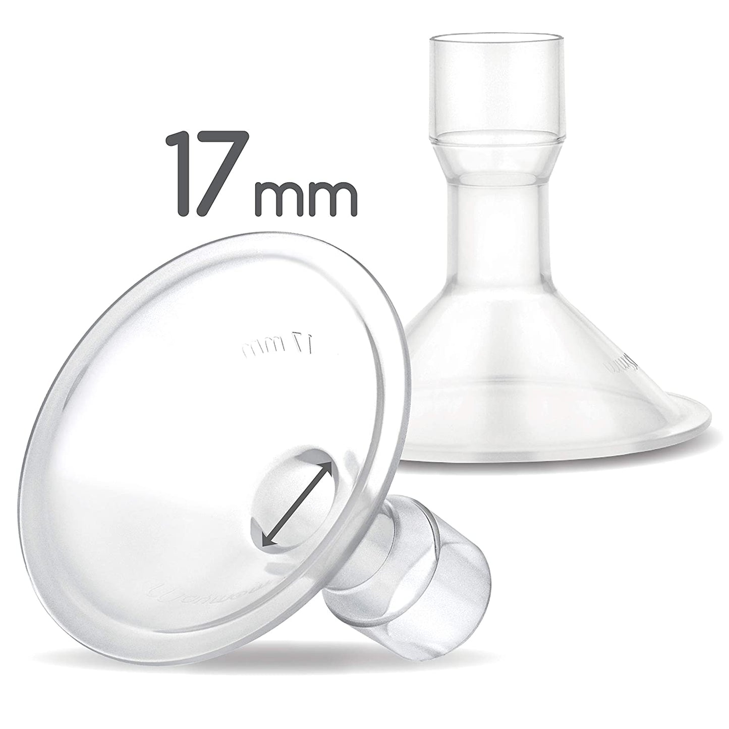 Maymom Half Shield (Flange) Compatible for Medela, Pigeon, Youha (2pcs)