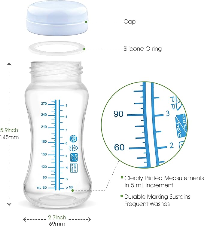 Maymom milk collection bottle (280ml)