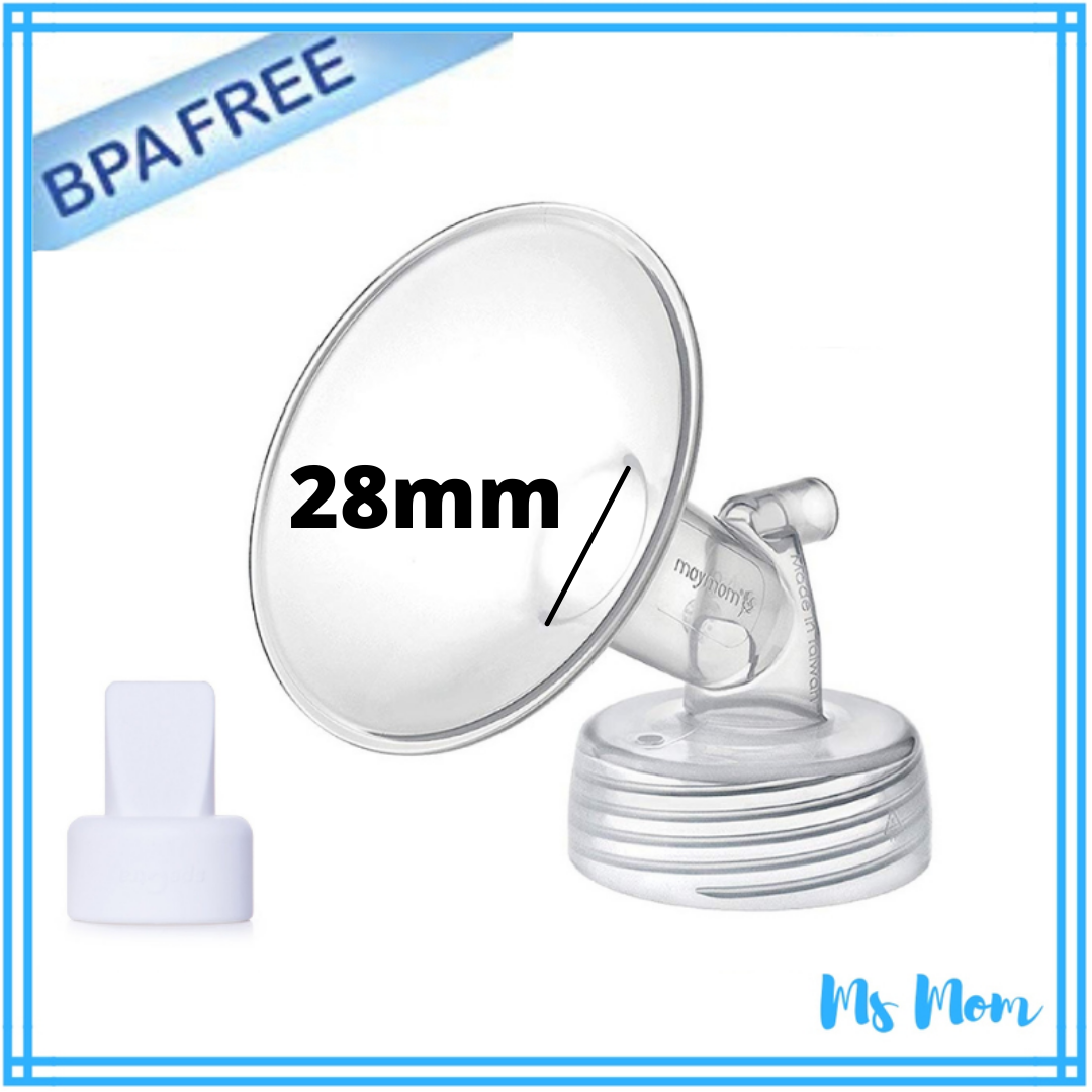 Maymom Wide Neck Flange with Duckbill for Spectra and Other Breastpump