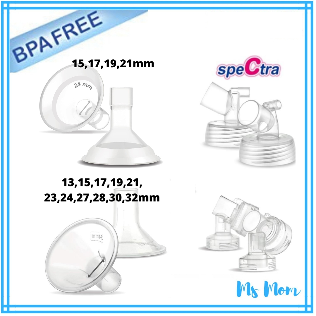 Maymom Half Shield (Flange) Compatible for Medela, Pigeon, Youha (2pcs)