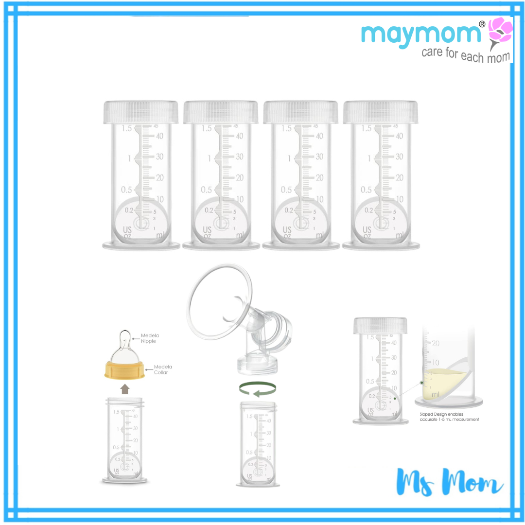 Maymom Colostrum Collector 45ml / 1.5oz BPA Free (4pcs / pack)