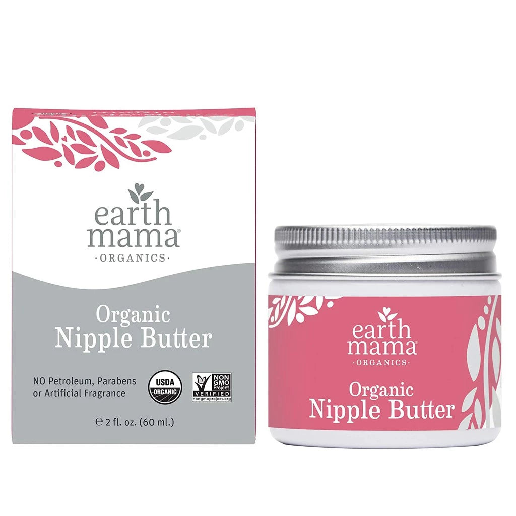 Earth Mama Nipple Butter / Angel Baby Bottom Balm 2 fl.oz (60ml)