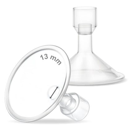 Maymom Half Shield (Flange) Compatible for Medela, Pigeon, Youha (2pcs)
