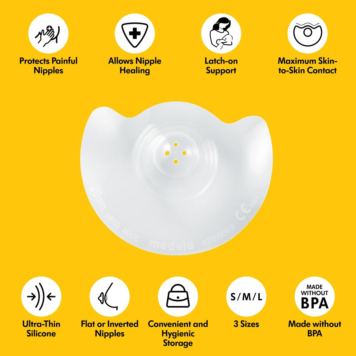 Medela Contact Nipple Shield 16mm, 20mm, 24mm