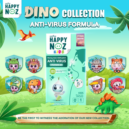 Happy Noz, Organic Onion Sticker Patch for Kids - Relieve Colds, Nasal Congestion and Cough