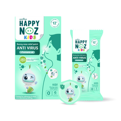 Happy Noz, Organic Onion Sticker Patch for Kids - Relieve Colds, Nasal Congestion and Cough