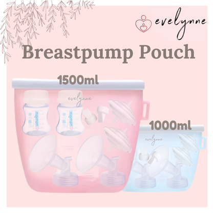 Evelynne Silicone Breast Pump Pouch Storage
